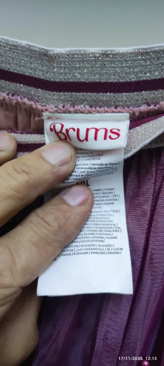 Gonna lunga Brums con perle