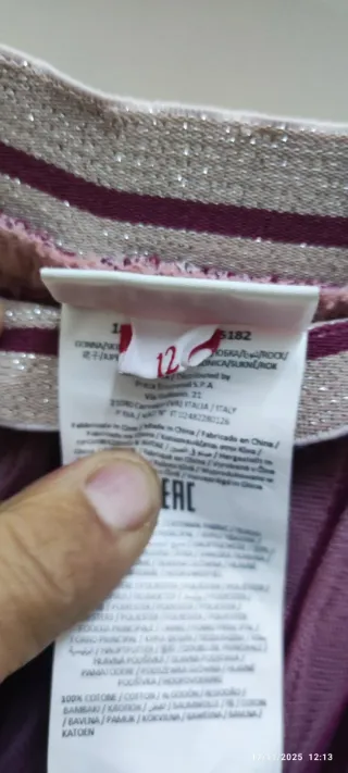 Gonna lunga Brums con perle