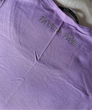 Top senza maniche Patrizia Pepe viola