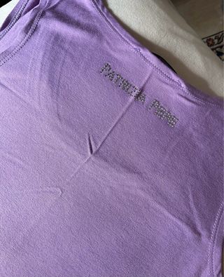 Top senza maniche Patrizia Pepe viola