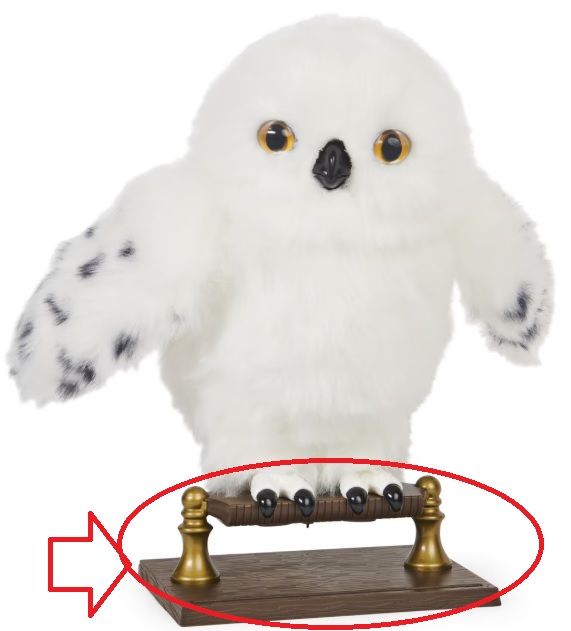 Suporte de Lechuza Harry Potter Hedwig