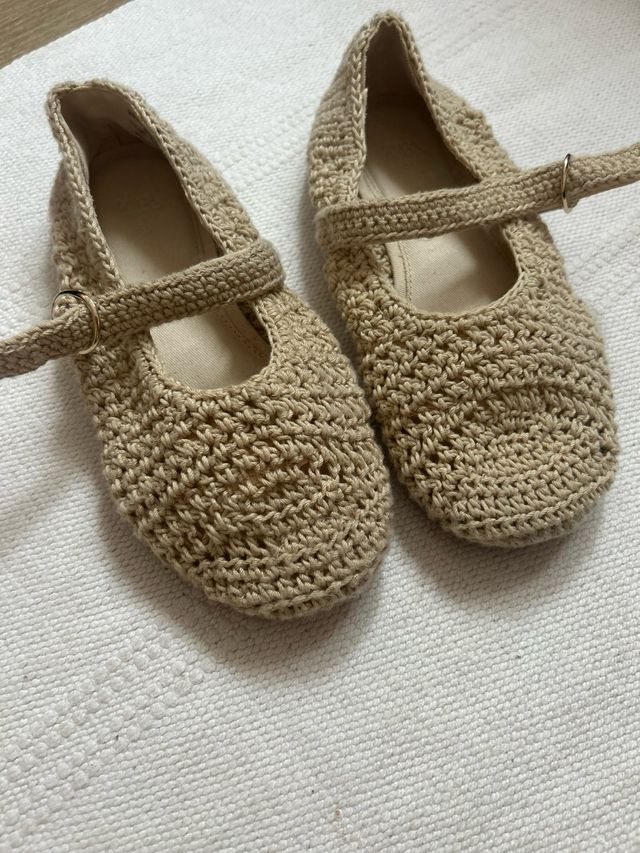 Bailarinas crochet T.31 buen estado!