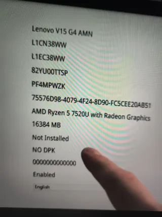 Portátil Lenovo Ryzen 5 Negro