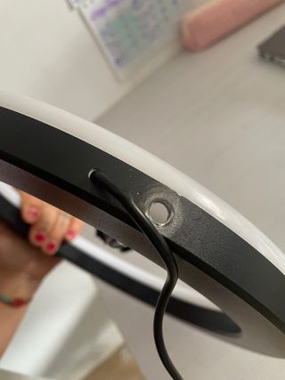 Aro de luz para grabación