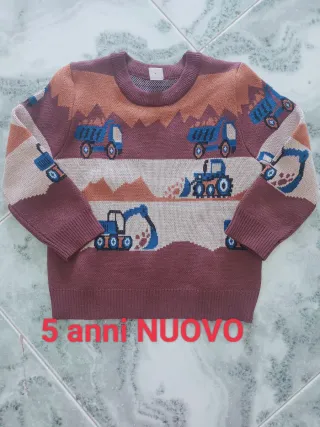 Maglione 5 anni bambini