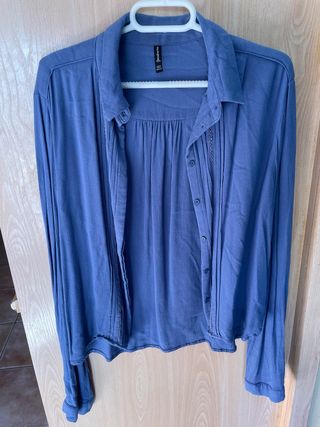 Camisa Stradivarius azul