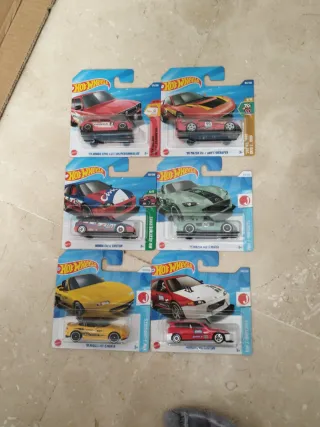 Lote 6 Hot Wheels Japoneses