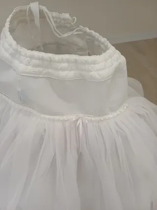 Cancán de fallera blanco