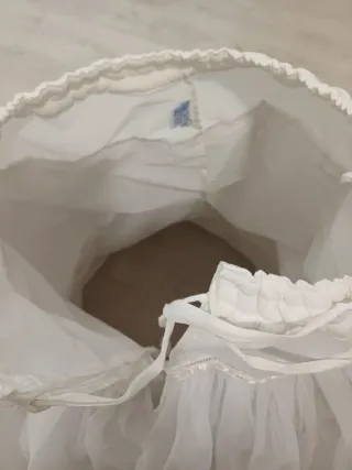 Cancán de fallera blanco