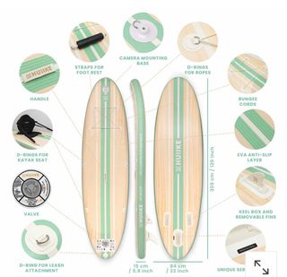 Tabla de surf inflable HUIIKE F2