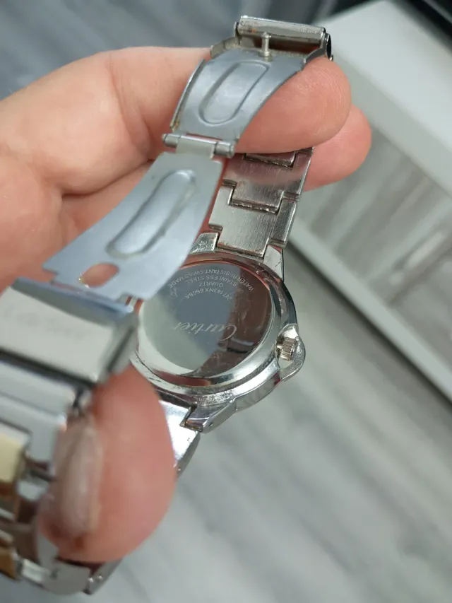 Solo hoy Reloj Cartier Oro y Plata