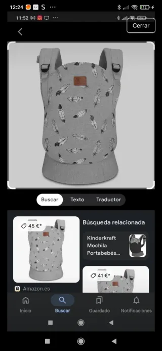 Mochila Portabebés Kinderkraft