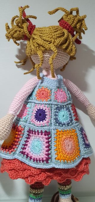 Muñeca de Crochet Hecha a Mano