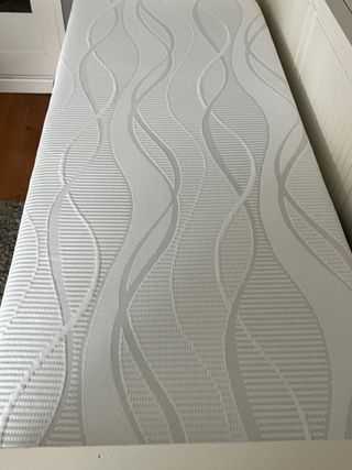 Cama Ikea 80x200 con almacenaje y colchón visco