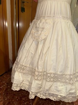 fallera Cancán enagua Nial niña 65cm