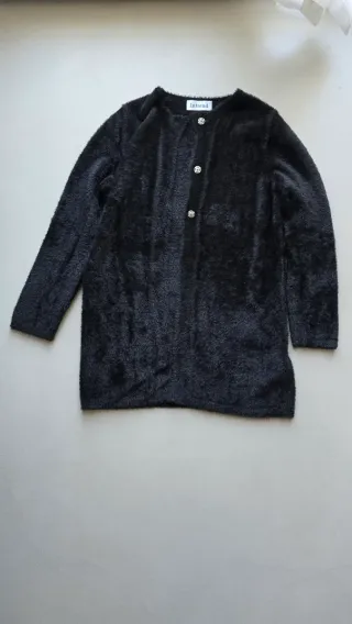 Cardigan Intrend Orsetto Nero Taglia Unica