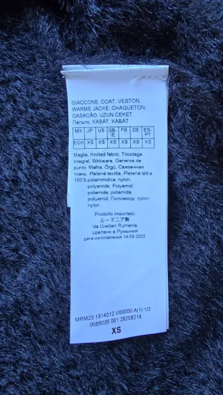 Cardigan Intrend Orsetto Nero Taglia Unica