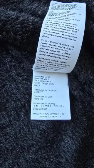 Cardigan Intrend Orsetto Nero Taglia Unica