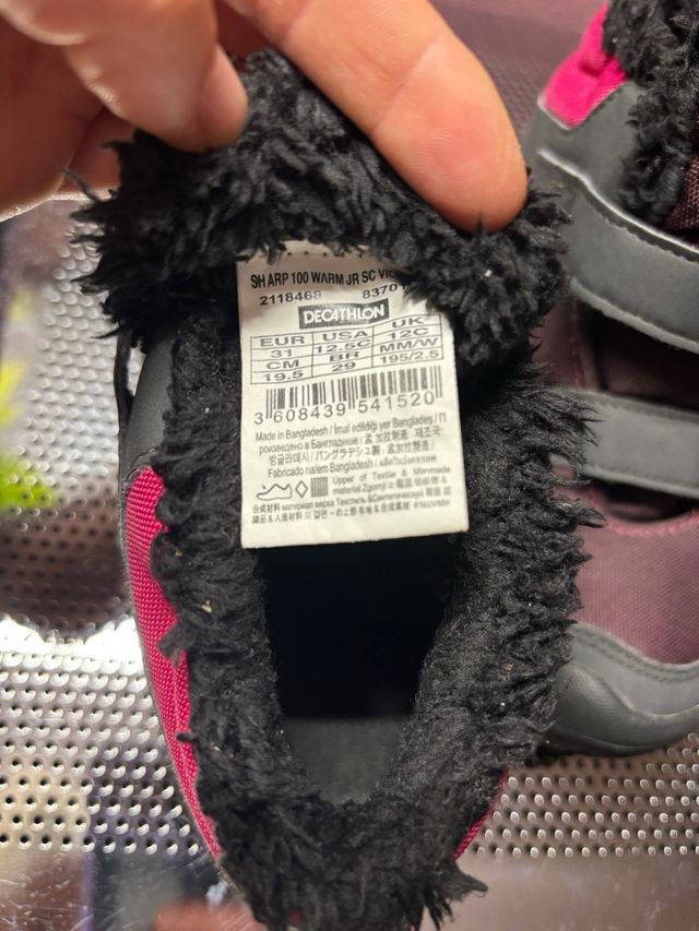 Botas de nieve infantiles Talla 31