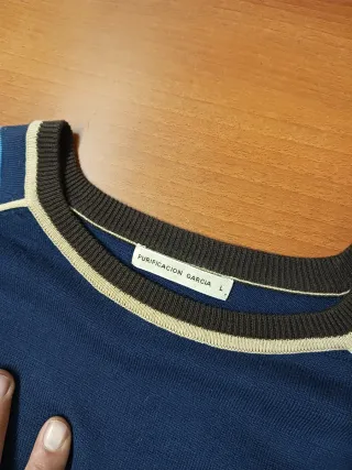 Jersey Adolfo Domínguez Algodón Azul