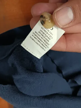 Jersey Adolfo Domínguez Algodón Azul