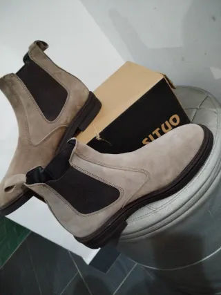 Stivaletti Made in Italia N.40 Beige/Marrone