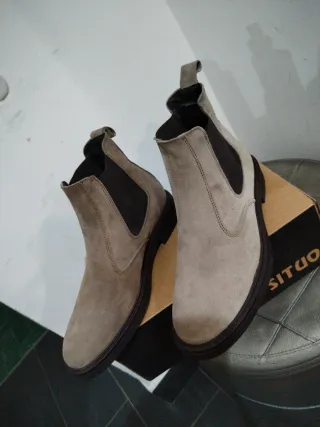 Stivaletti Made in Italia N.40 Beige/Marrone