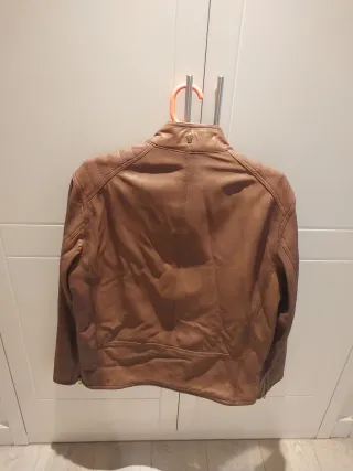 Chaqueta Massimo Dutti Marrón Piel