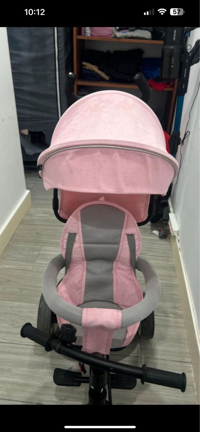 Triciclo Kinderkraft rosa