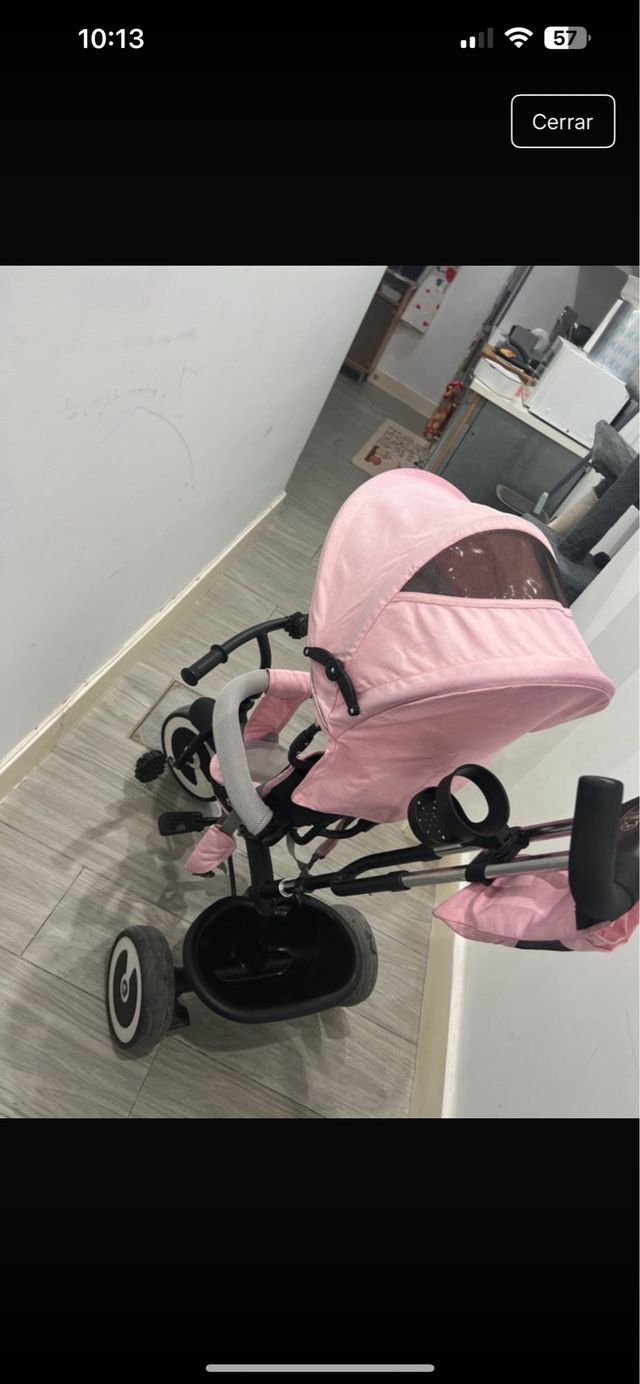 Triciclo Kinderkraft rosa