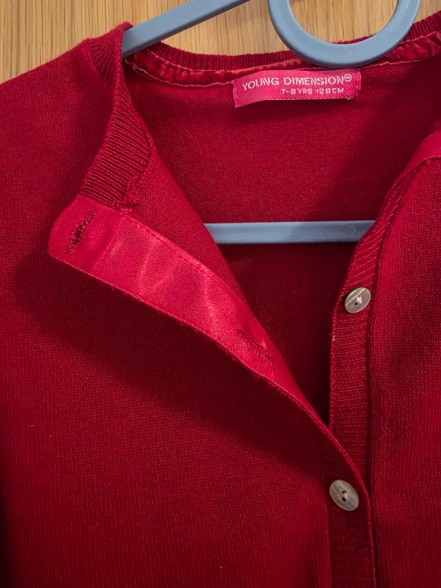 Chaqueta niña T. 7-8 Roja