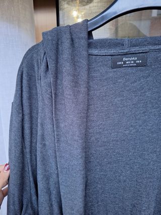 Cárdigan Bershka Gris Talla M