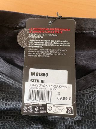 Camisa Térmica Manga Larga.