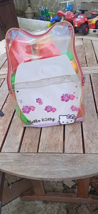 Borsa trasparente con giochi per bambini