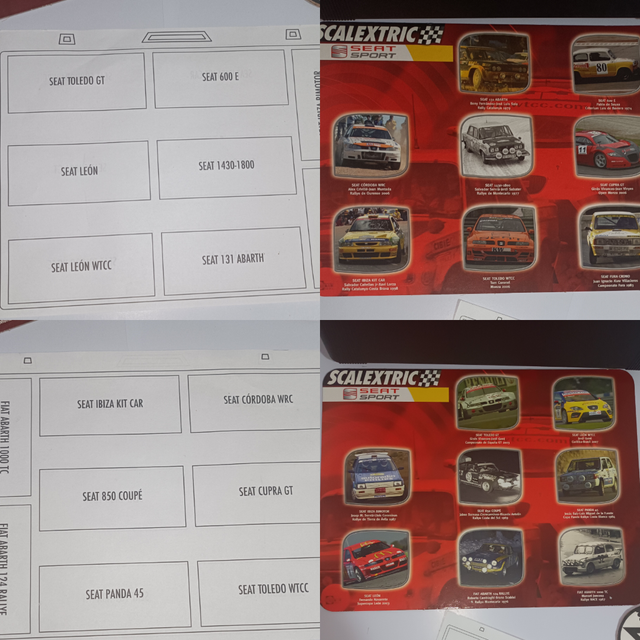 Pack Scalextric Seat Sport Altaya Maletín + Coches