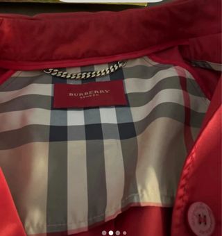 Trench Burberry Rosso