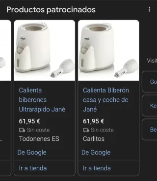 Calienta biberones Jané Faster