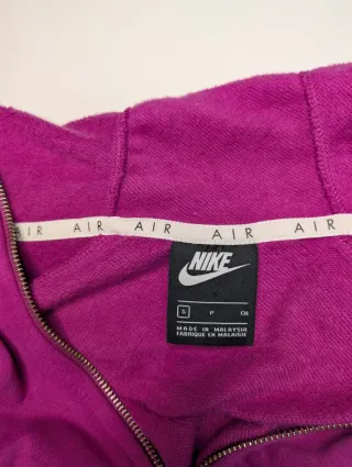 Felpa Nike Air Viola Zip Cappuccio Donna