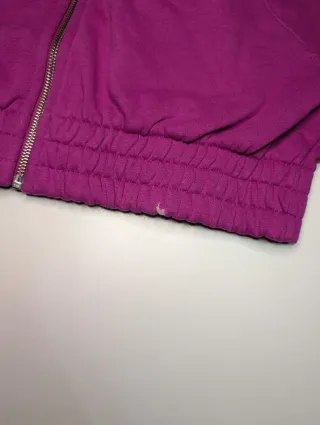 Felpa Nike Air Viola Zip Cappuccio Donna