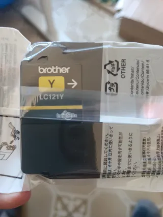 3 Cartuchos Tinta Brother Amarillos