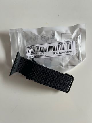 Correa tejida para Apple Watch - Negra