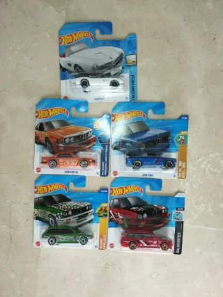 Lote 5 Coches BMW Hot Wheels