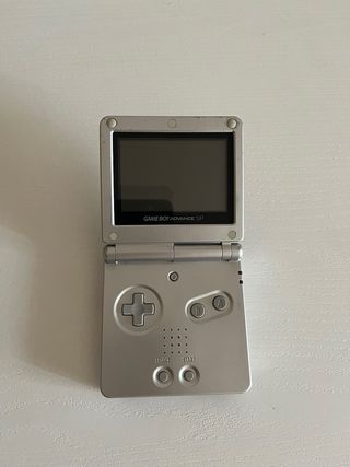 Nintendo Game Boy Advance SP Argento + Giochi