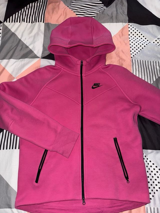 Chaqueta nike tech rosa fucsia