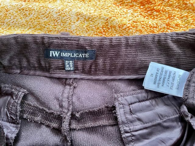 Pantalón de pana mujer