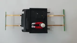 Interior original del BMW M1 Scalextric