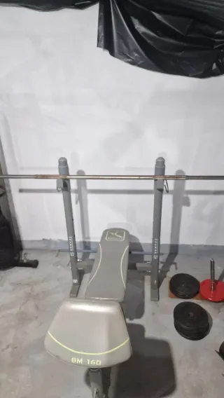 Banco Press Banca BM 160 + Pesas