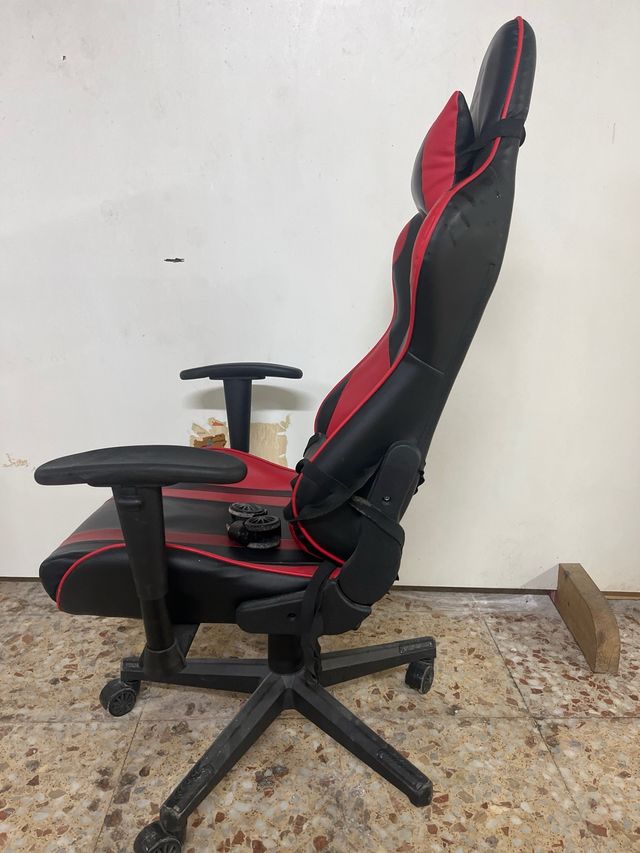 Silla Gaming Negra y Roja