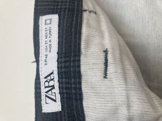 Pantalón cuadros gris Zara hombre