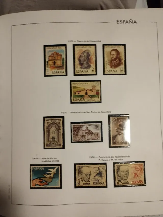 Francobolli Spagna 1976